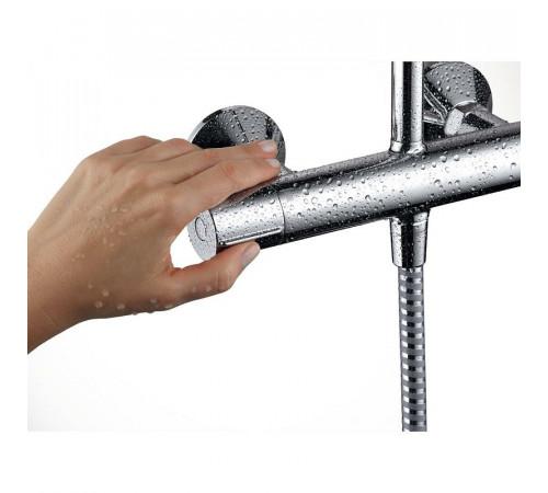 Душевая система Hansgrohe Vernis Blend Showerpipe 26276000 с термостатом Хром