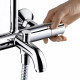 Душевая система Hansgrohe Vernis Blend Showerpipe 26274000 с термостатом Хром