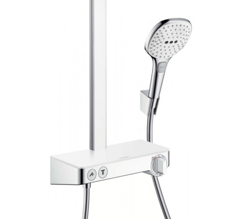 Душевая система Hansgrohe Raindance Select E 27126400 Белый/хром