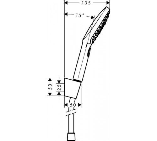 Душевой гарнитур Hansgrohe Raindance Select E 26720000 Хром