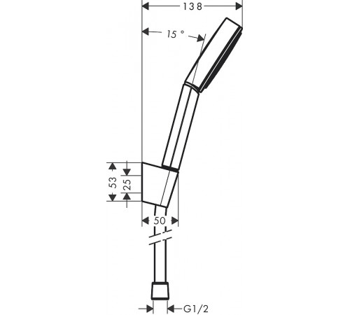 Душевой гарнитур Hansgrohe Pulsify Select 24301000 Хром