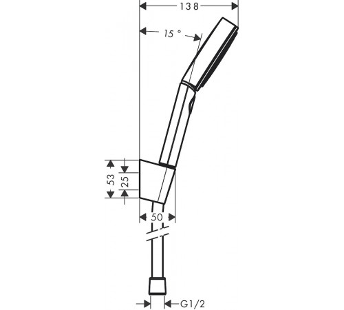 Душевой гарнитур Hansgrohe Pulsify Select Relaxation 24302000 Хром