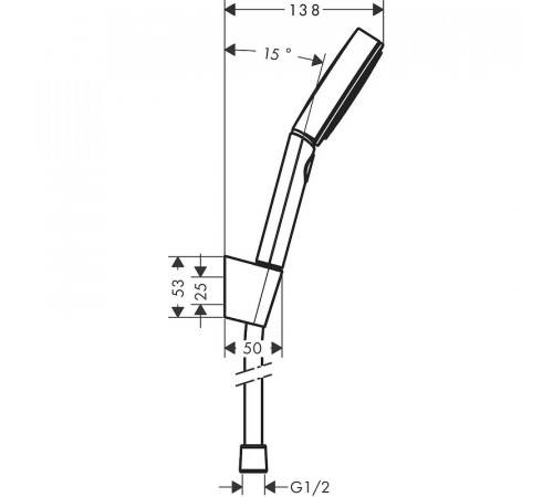 Душевой гарнитур Hansgrohe Pulsify Select Relaxation 24303000 Хром