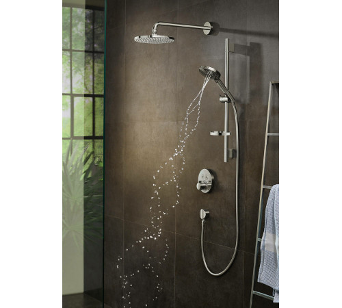 Шланговое подключение Hansgrohe Fixfit 26453670 Черное матовое