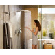 Шланговое подсоединение Hansgrohe Fixfit Porter 300 26456400 с полкой и держателями лейки Хром Белый