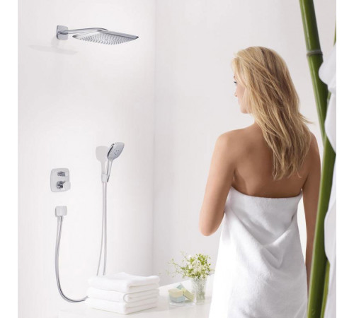 Шланговое подключение Hansgrohe Fixfit Square 26455000 Хром