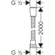 Душевой шланг Hansgrohe Metaflex 28264000 Хром