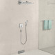 Шланговое подсоединение Hansgrohe Fixfit Square 26455990 с клапаном обратного тока Полированное золото