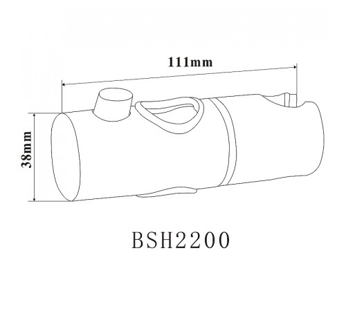 Держатель ручного душа Bond BSH2200 Хром