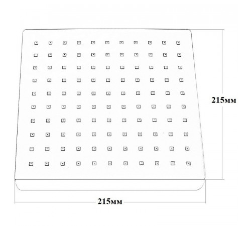 Верхний душ Bond Cube B02-9900 Хром