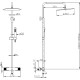 Душевая система Boheme Uno 468-T-CR с термостатом Хром