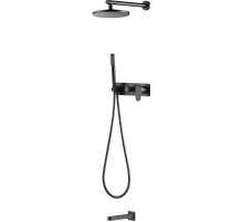 Душевая система Boheme Spectre 454-2-GM Оружейная сталь