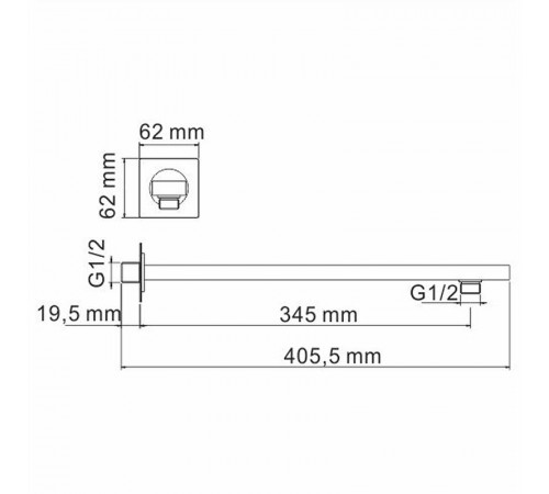 Душевая система WasserKRAFT А71208 Золото