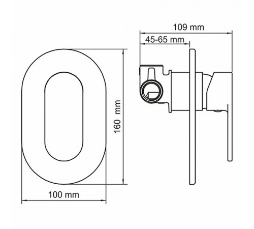 Гигиенический душ со смесителем WasserKRAFT А85056 Белый матовый