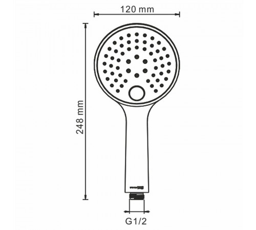 Душевая система WasserKRAFT А71208 Золото