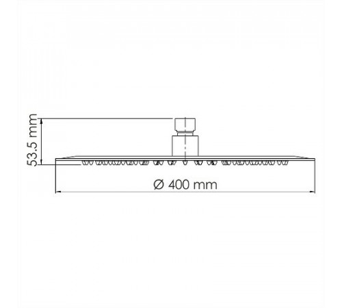 Душевая система WasserKRAFT A178644 Thermo с термостатом Хром