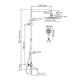 Душевая система WasserKRAFT A188.067.058.WM Thermo с термостатом Белый матовый