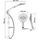 Душевой гарнитур WasserKRAFT A044 Хром