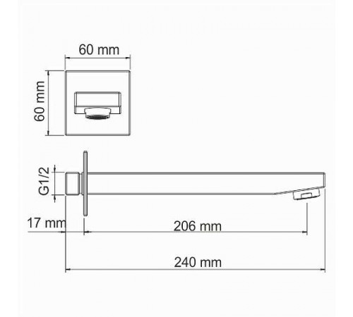 Душевая система WasserKRAFT A178644 Thermo с термостатом Хром