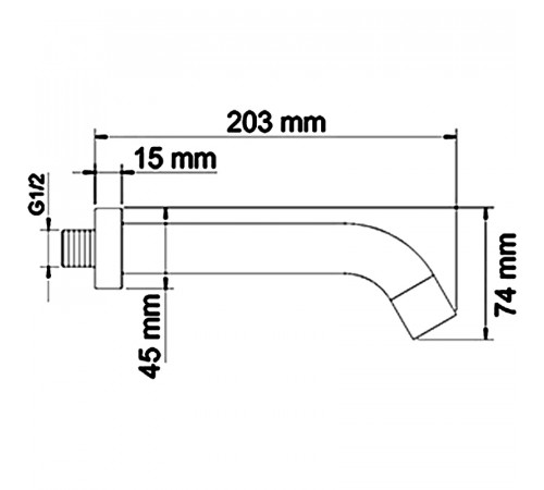 Душевая система WasserKRAFT Alme A171519 Thermo с термостатом Хром