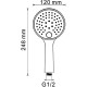 Душевая система WasserKRAFT Alme A14130 Хром