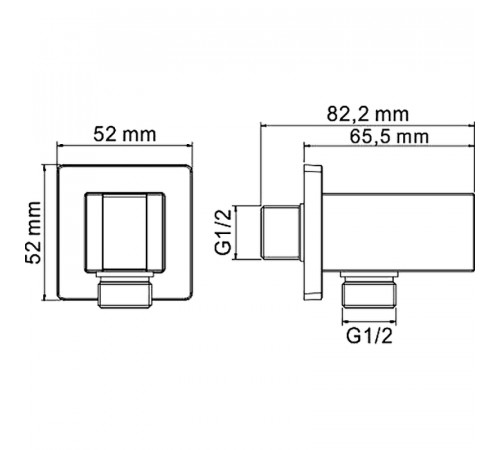 Гигиенический душ со смесителем WasserKRAFT Alme A15157 Хром