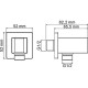 Гигиенический душ со смесителем WasserKRAFT Alme A15157 Хром