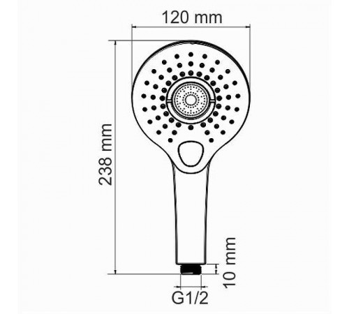 Душевая система WasserKRAFT Dinkel A175817 с термостатом Хром