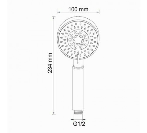 Душевая система WasserKRAFT Berkel A16028 Thermo с термостатом Хром