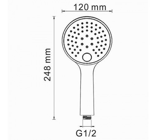 Душевая система WasserKRAFT Berkel A16030 Thermo с термостатом Хром