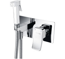 Гигиенический душ со смесителем WasserKRAFT Aller 10638 Хром