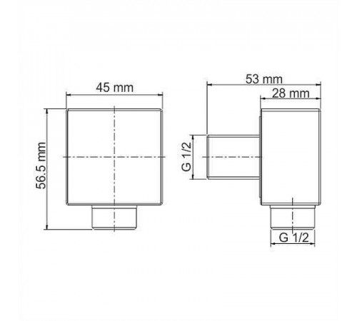 Шланговое подключение WasserKRAFT Glan A178 Черное глянцевое