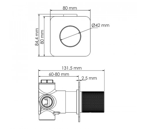 Душевая система WasserKRAFT Ems A7651.303.183.208.280.197.207 Золото глянцевое