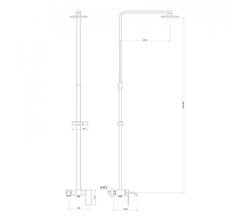 Душевая система Timo Selene SX-1013z chrome Хром