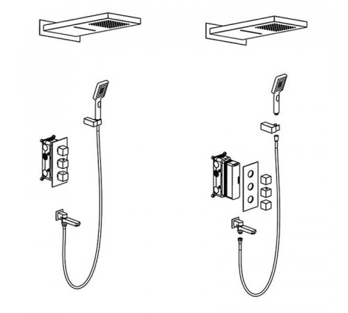 Душевая система Timo Petruma SX-5079/00SM с термостатом Хром