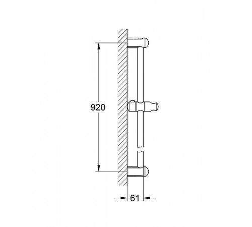 Душевая штанга Grohe Tempesta Classic 27524000 Хром