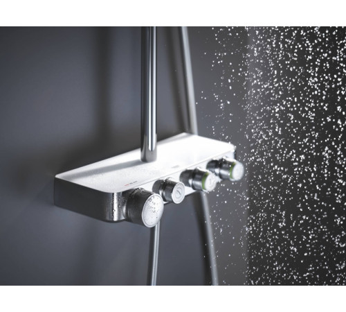 Душевая система Grohe SmartControl 26507LS0 с термостатом Белая луна