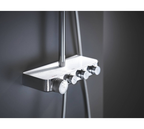 Душевая система Grohe SmartControl 26507LS0 с термостатом Белая луна