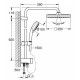 Душевая система Grohe Tempesta Cosmopolitan System 26694000 Хром