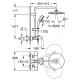 Душевая система Grohe Tempesta Cosmopolitan 26672000 с термостатом Хром