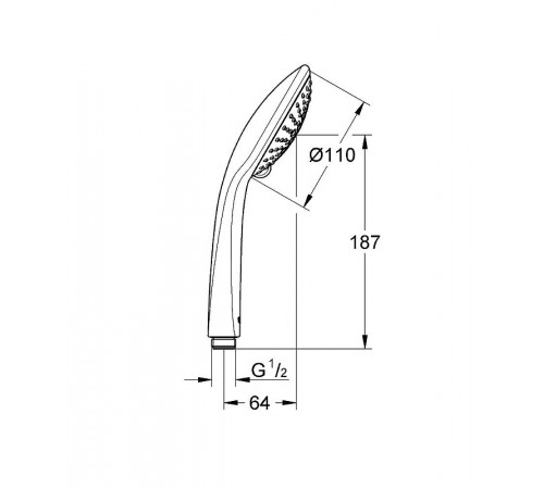 Ручной душ Grohe Euphoria 27222000 Хром