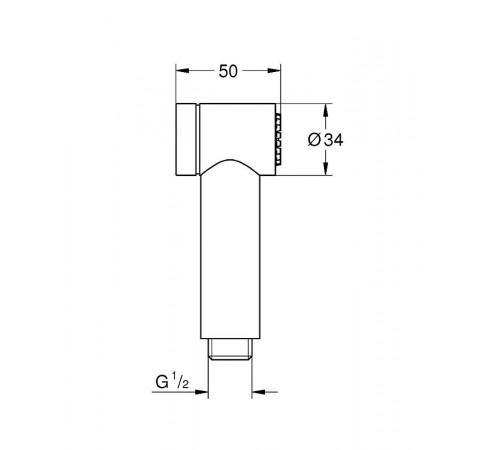 Гигиенический душ Grohe Sena Trigger Spray 26328000 Хром