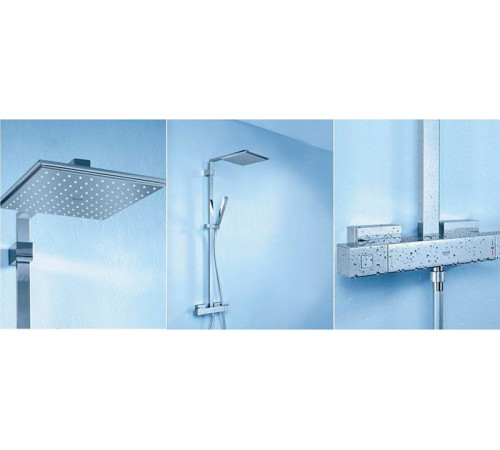 Душевая система Grohe Euhoria Cube 26087000 с термостатом Хром