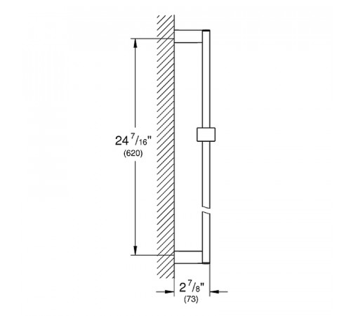 Душевая штанга Grohe Euphoria Cube 27892000 Хром