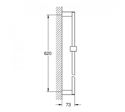 Душевая штанга Grohe Euphoria Cube 27892000 Хром