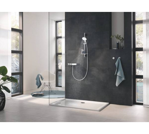 Душевой гарнитур Grohe Rainshower SmartActive 26576LS0 Белая луна Хром