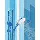 Душевой гарнитур Grohe Rainshower SmartActive 26579LS0 Белая луна Хром