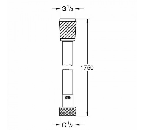 Душевой шланг Grohe Rotaflex 28410002 Хром