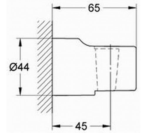 Держатель ручного душа Grohe Relexa Plus 28622000 Хром