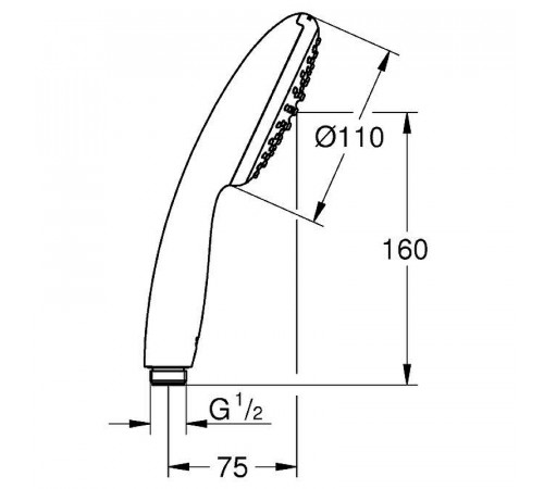 Ручной душ Grohe Tempesta 110 27923003 Хром